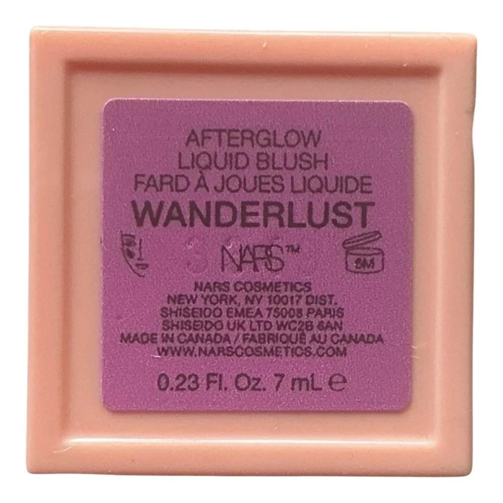 3 Pack NARS Afterglow Liquid Blush Wanderlust 7mL Brand New